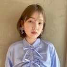 【Lilly】シースルーで抜け感オリーブベージュ20代30代