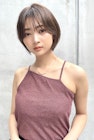 似合わせカット　ヘルシーな大人ショートボブ