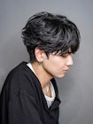 シースルーフェザーショート