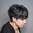 シースルーフェザーショート