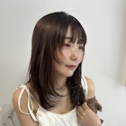 オリーブブラウン、レイヤーカット