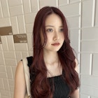 【ito/梅田】チェリーレッド×ウェーブ