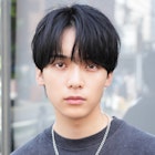 ナチュラルハーフアップ