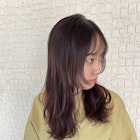 透明感溢れるピンクベージュ