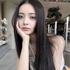 しほちゃん顔まわりレイヤー美髪ロング