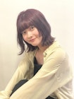 20代30代ボブヘアーチェリーレッド
