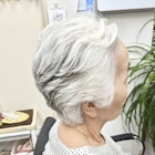 グレイヘアカット