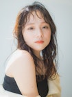 ラフパーマ　レイヤー　ダークブラウン　ダブルカラー