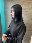 暗髪カラー【ネイビーブルー】
