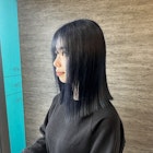 暗髪カラー【ネイビーブルー】