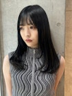レイヤー　ブルーブラック　韓国風