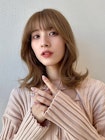 20代30代大人可愛い前髪顔周り似合わせカット大人レイヤー