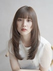 ★カールセミディシアーカラー姫カット小顔カット韓国レイヤー