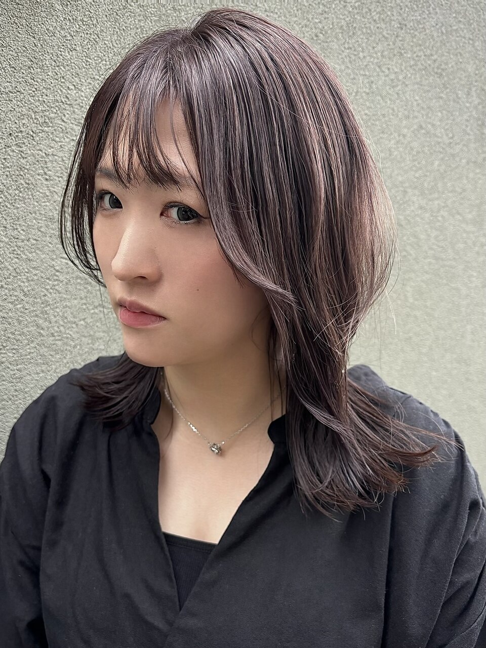 【 透明感カラー × ラベンダーベージュ 】浅野美紀