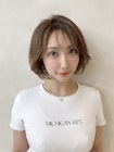 【monaco】ひし形大人ボブ/シースルーバング/面長カバー/広尾