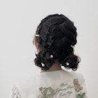 編み込みカチューシャヘアアレンジ