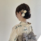 シニヨン×浴衣着付け