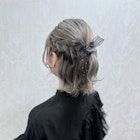 推し活 ライブ イベント 量産型 編み込みハーフアップ×リボン