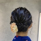 浴衣にオススメ!シニヨンアレンジ