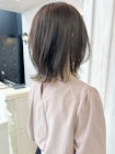 福山市美容室Caaryイルミナカラー透明感インナーカラー