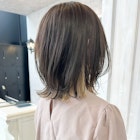 福山市美容室Caaryイルミナカラー透明感インナーカラー