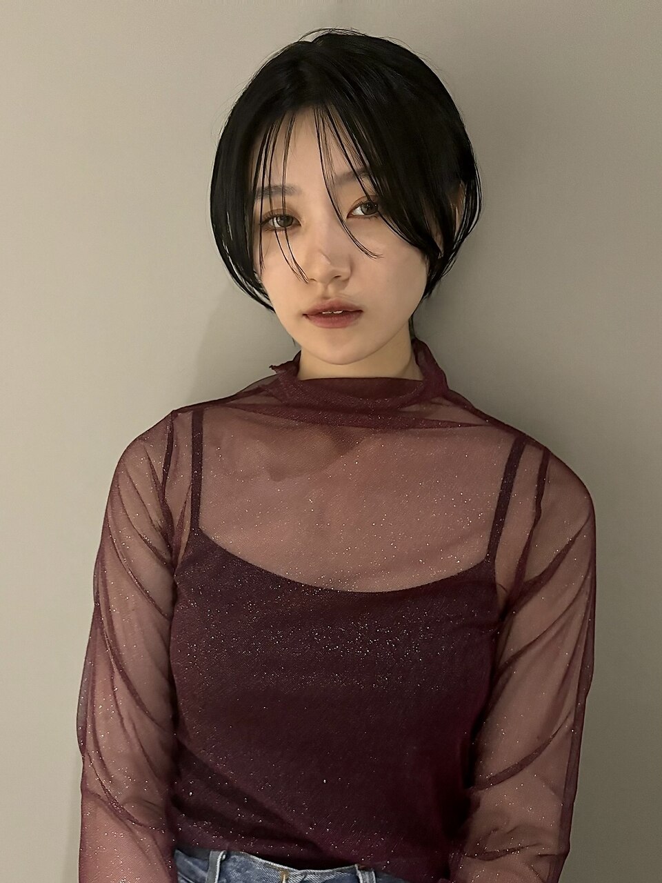 【 ハンサムショートボブ × グレーアッシュ 】浅野美紀