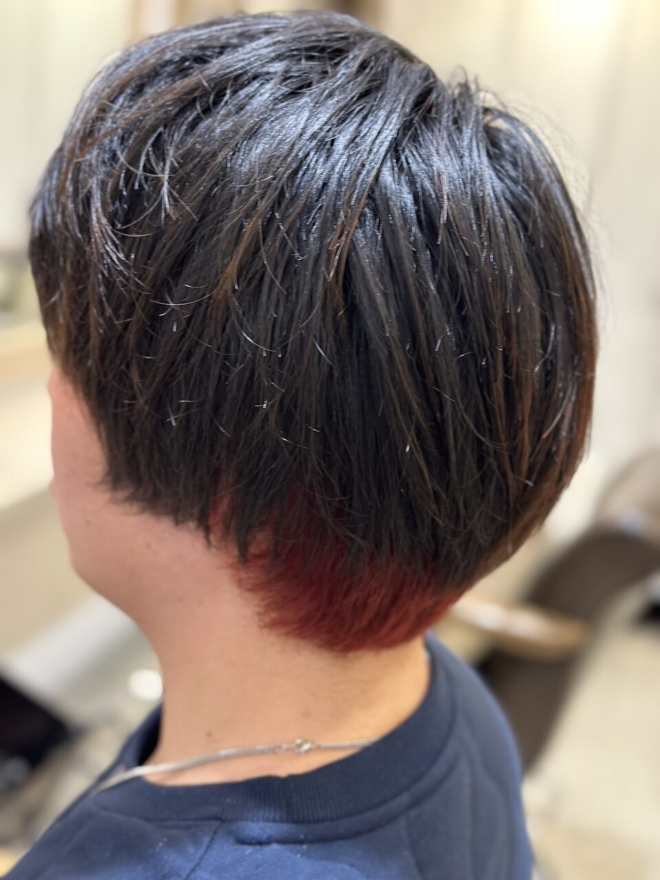 襟足に個性を！インナーショート