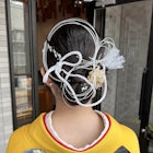 成人式 卒業式 シニヨン ヘアセット 水引 辻堂