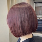秋冬のトレンド!深みレッド/ぷつっとミニボブ