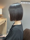 地毛風ストレート×切りっぱなし