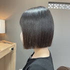 地毛風ストレート×切りっぱなし