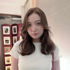 モテ髪ヘーゼルベージュ透明感カラーレイヤーミディアム