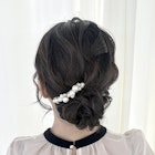 ふわふわ下目シニヨン【鎌倉/ヘアセット】