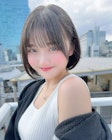 シースルーぱっつん/似合わせカット/前髪/おくれ毛/ショートボブ