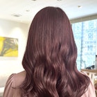 ピンクラベンダー暖色酸性ストレート髪質改善トリートメント