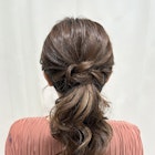 大人ポニーテール/結婚式お呼ばれヘア/参列ヘア/二次会ヘア