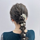 ふわふわ編み下ろしスタイル