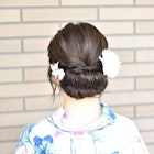 片貝花火で浴衣セット