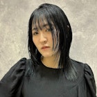 【 艶髪ストレート × ブルーブラック 】浅野美紀