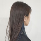 ロングレイヤーindigo/インナーカラー/府中美容室/夜間