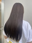 透明感アッシュブラウン