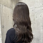 アッシュブラウン 透明感カラー 表参道