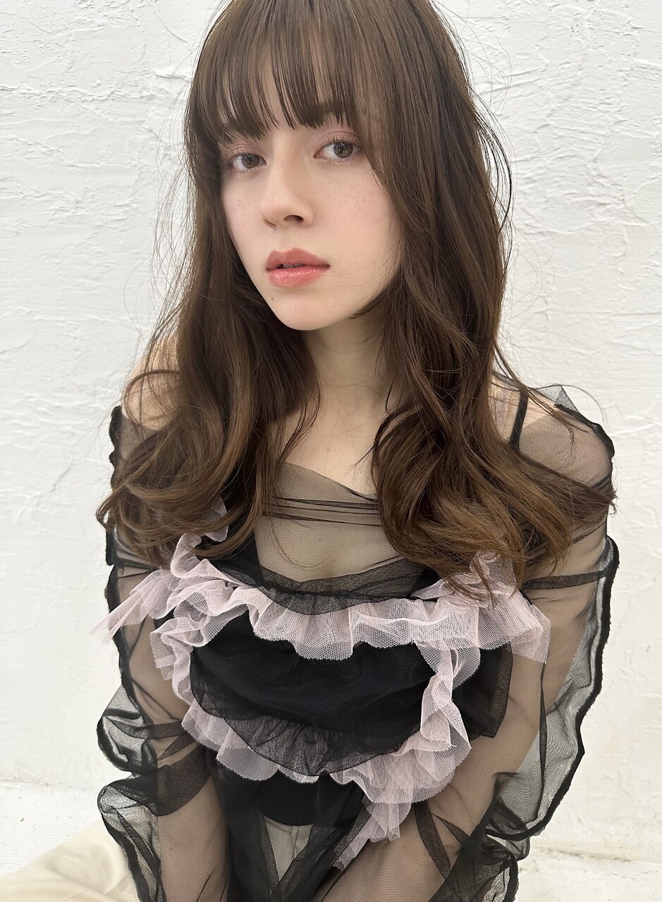 ふわんふわんなMIXパーマで柔らか質感ロング