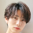 韓国マッシュパーマニュアンスパーマセンターパートショート