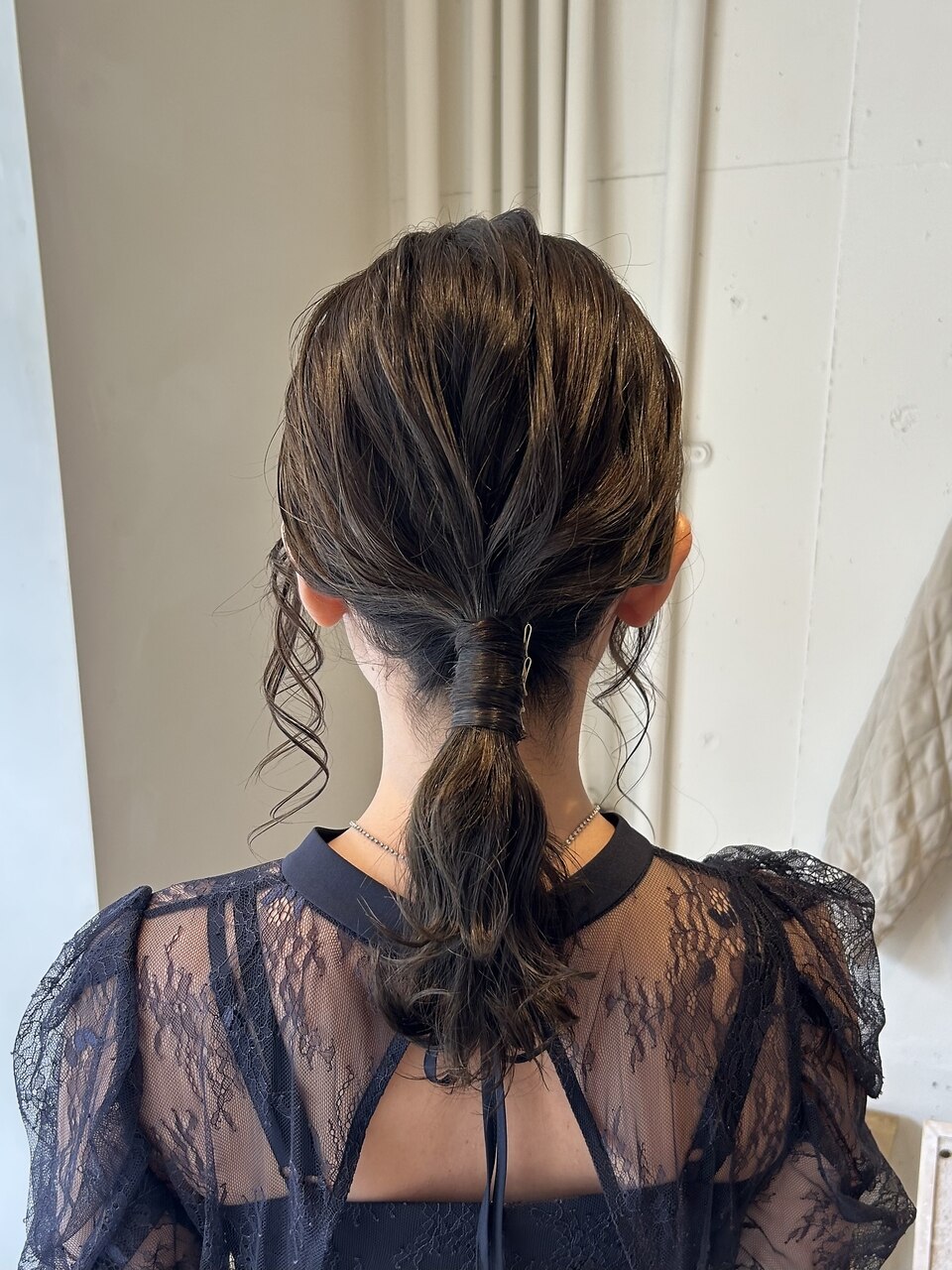 タイト×ふわふわローポニー