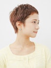 前髪/イメチェン/ウェーブパーマ/ショートヘア/30代/40代/50代