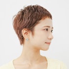 前髪/イメチェン/ウェーブパーマ/ショートヘア/30代/40代/50代