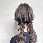 お出掛け前にオススメの【カジュアルツインアレンジ】