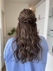 【ヘアアレンジ】ハーフアップ
