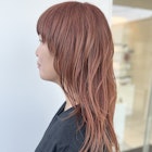 オレンジカラー ロングウルフ